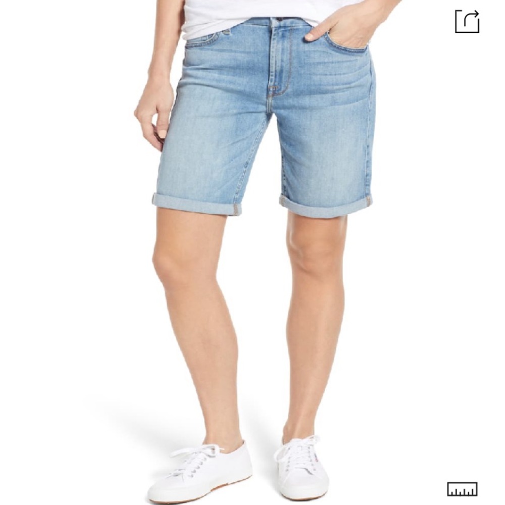 NWT 7 For All Mankind Jen 7 Bermuda Jean Shorts 6